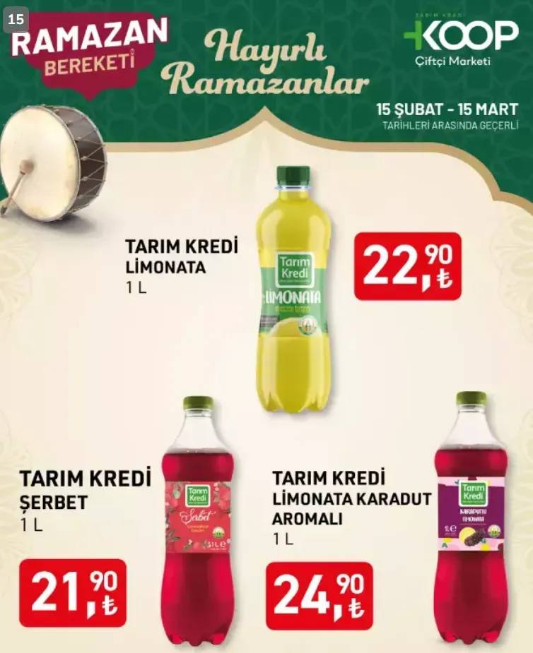 Tarım Kredi Ramazan ayı indirimleri başladı 2025 12