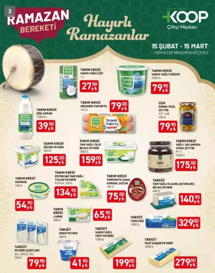 Tarım Kredi Ramazan ayı indirimleri başladı 2025 4