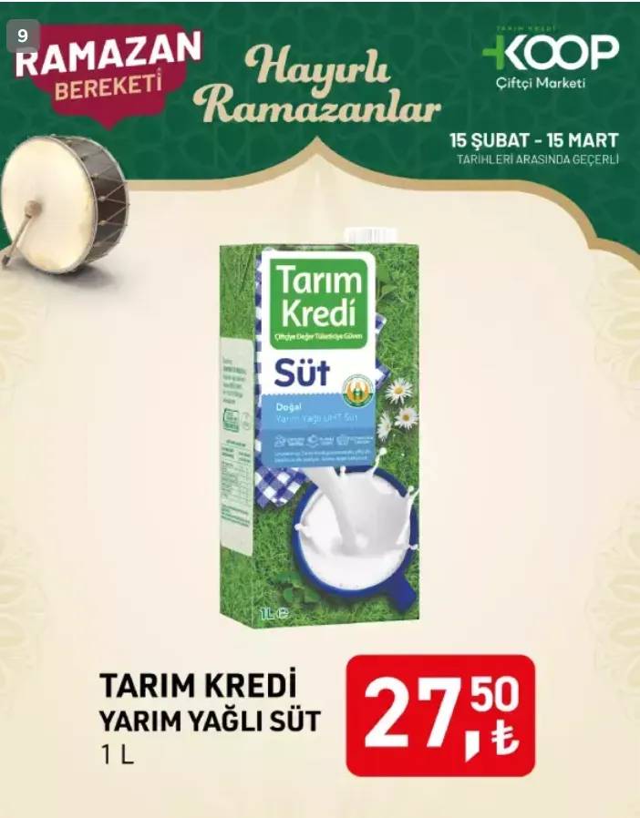 Tarım Kredi Ramazan ayı indirimleri başladı 2025 9