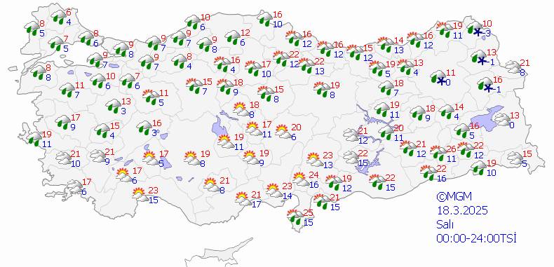 Hava durumu açıklandı: Kar ve yağmur yeniden geliyor 8