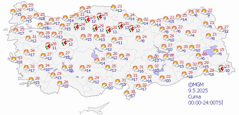 Sıcak havaya biraz ara: İşte şiddetli yağmur beklenen iller 6