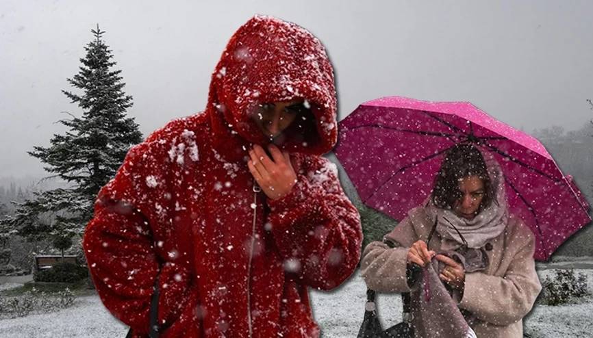 Son dakika hava durumu: Bu şehir merkezlerine kar geliyor 1