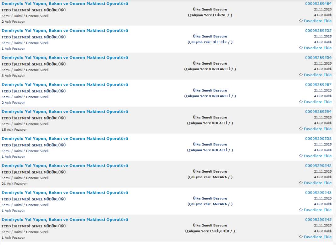 İŞKUR TCDD 780 işçi alımı başvurusu nasıl yapılır? 7