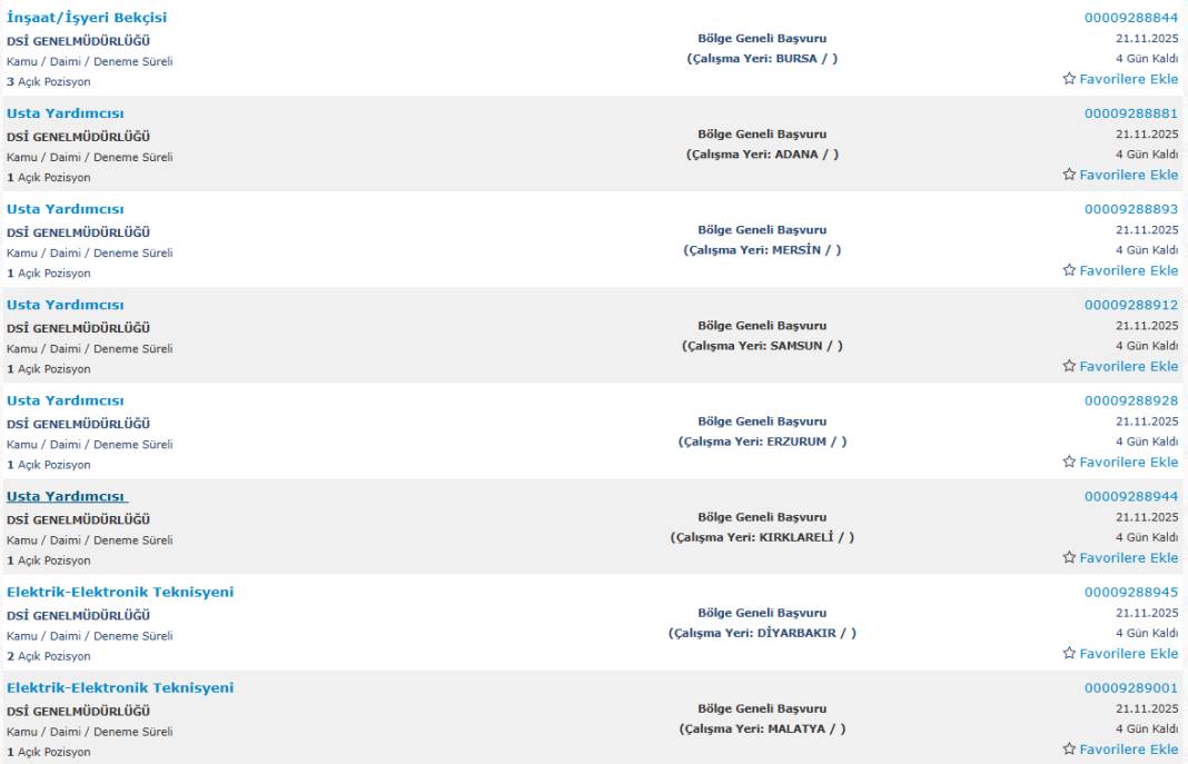 DSİ 1389 işçi alımı başvurusu nasıl yapılır? İşte işkur adım adım başvuru 2025 9