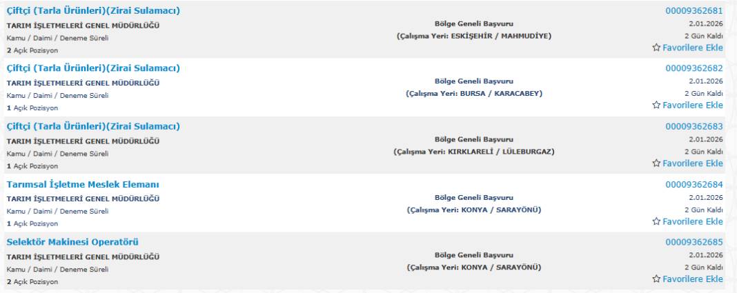 850 kamu işçisi alımı yapılacak: İşte başvuru 24