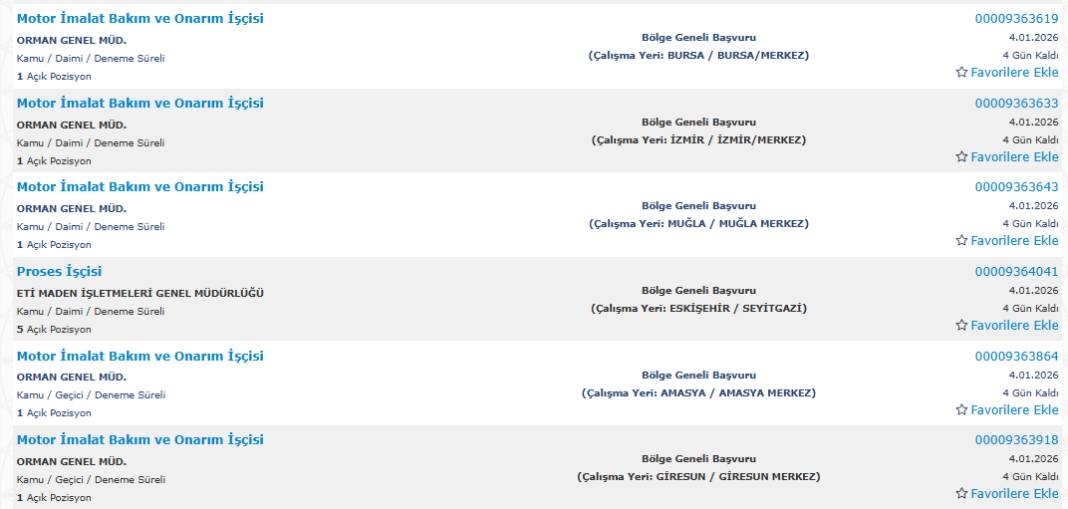 850 kamu işçisi alımı yapılacak: İşte başvuru 33