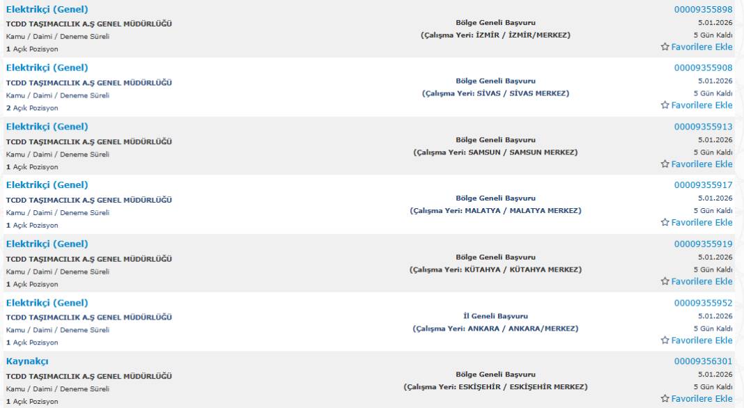 850 kamu işçisi alımı yapılacak: İşte başvuru 44