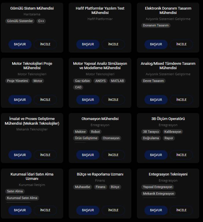 Baykar yüksek maaşla işçi ve personel alımı yapıyor 6