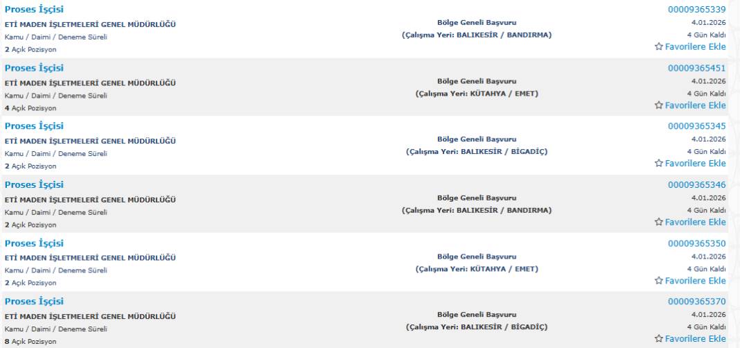 850 kamu işçisi alımı yapılacak: İşte başvuru 38
