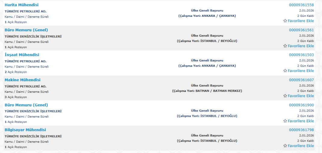 850 kamu işçisi alımı yapılacak: İşte başvuru 19