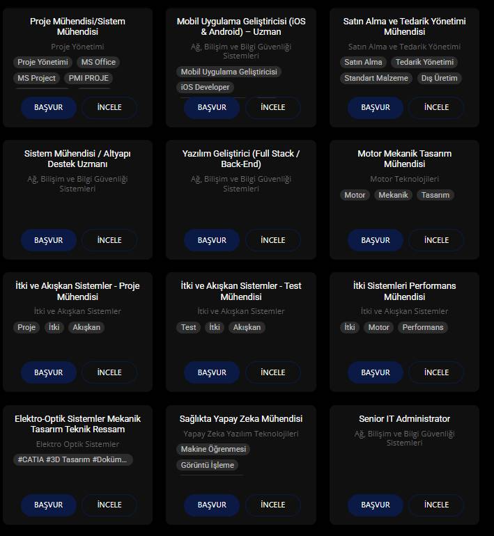 Baykar yüksek maaşla işçi ve personel alımı yapıyor 4