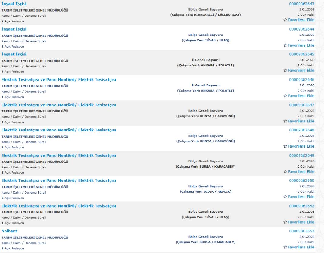 850 kamu işçisi alımı yapılacak: İşte başvuru 21