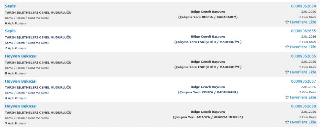 850 kamu işçisi alımı yapılacak: İşte başvuru 23