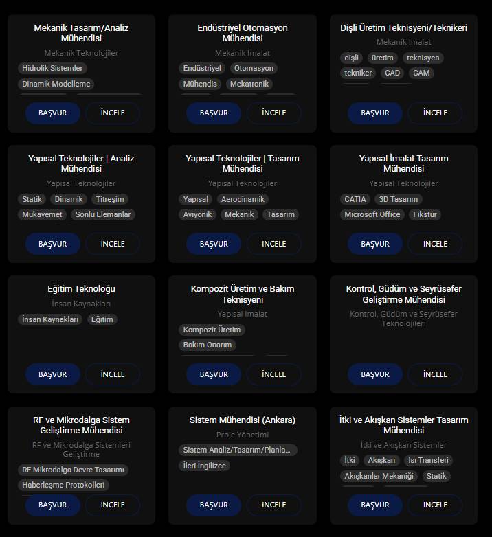 Baykar yüksek maaşla işçi ve personel alımı yapıyor 3