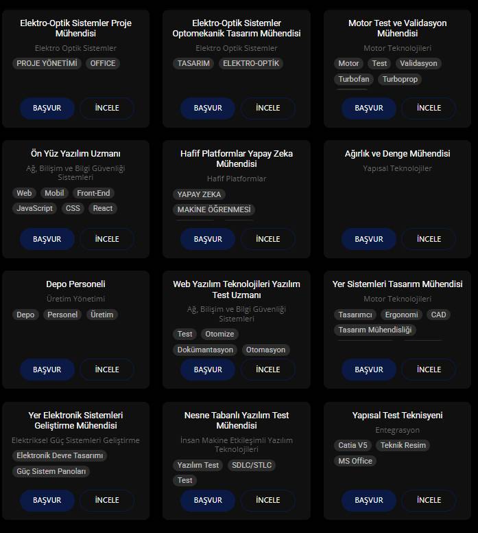 Baykar yüksek maaşla işçi ve personel alımı yapıyor 9