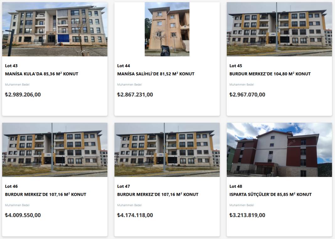 Toki stoktaki konutları satışa çıkardı: İkamet şartsız ev satışı başladı 8