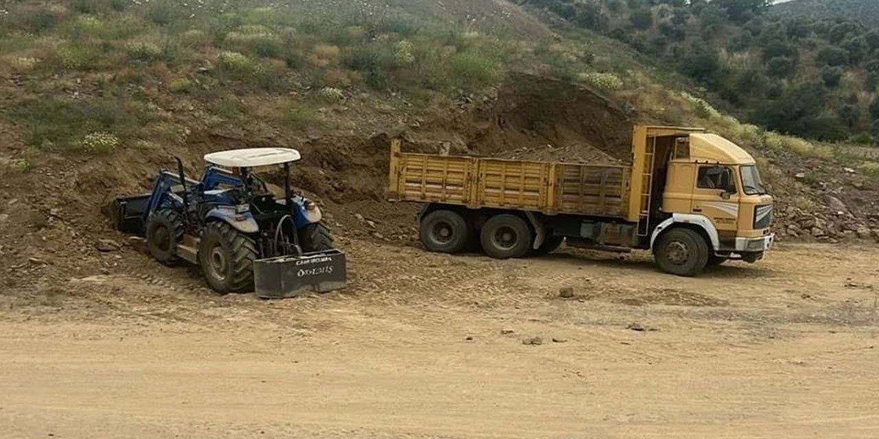 Aydın'da toprak yığınının altında kalan kişi hayatını kaybetti