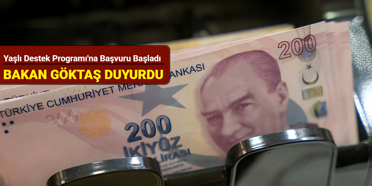 Yaşlı Destek Programı'na başvurular başladı