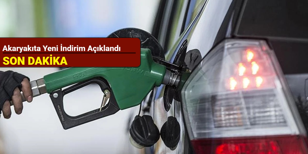 Motorin ve otogaza indirim açıklandı