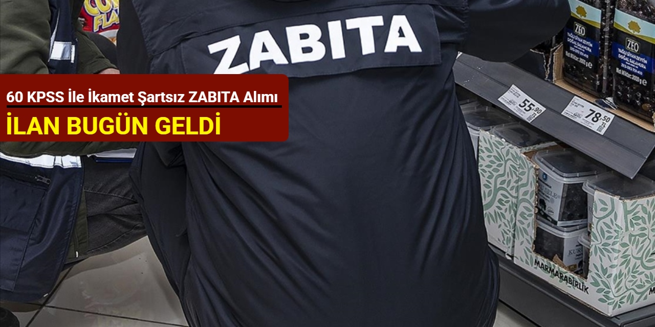 Ön lisans mezunu: Meram Belediyesi 15 zabıta memuru alımı yapacak