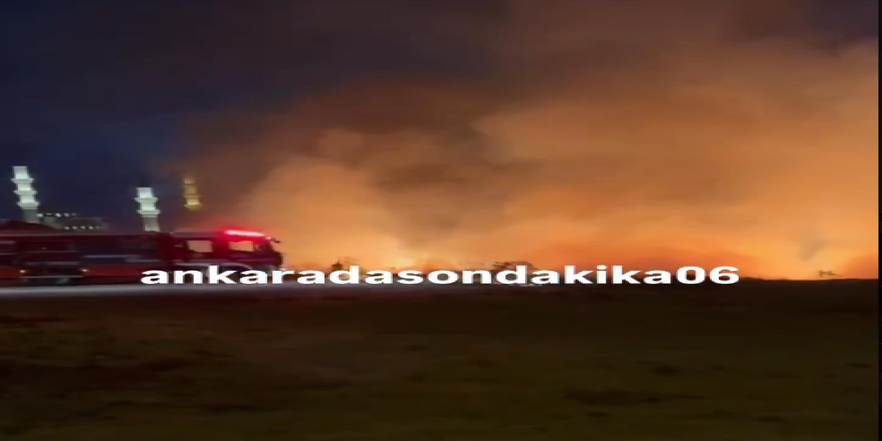 Son dakika: Kuzey Ankara Külliyesi yakınında yangın çıktı