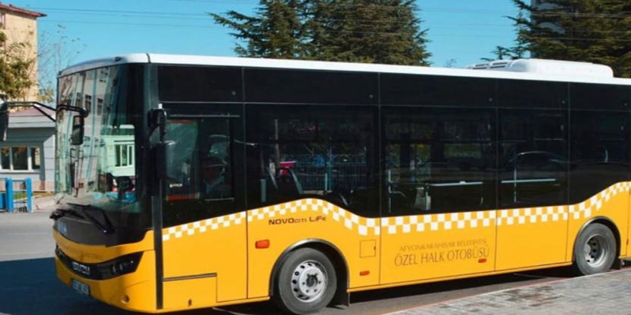 Afyonkarahisar'da halk otobüsü ücretlerine zam geldi
