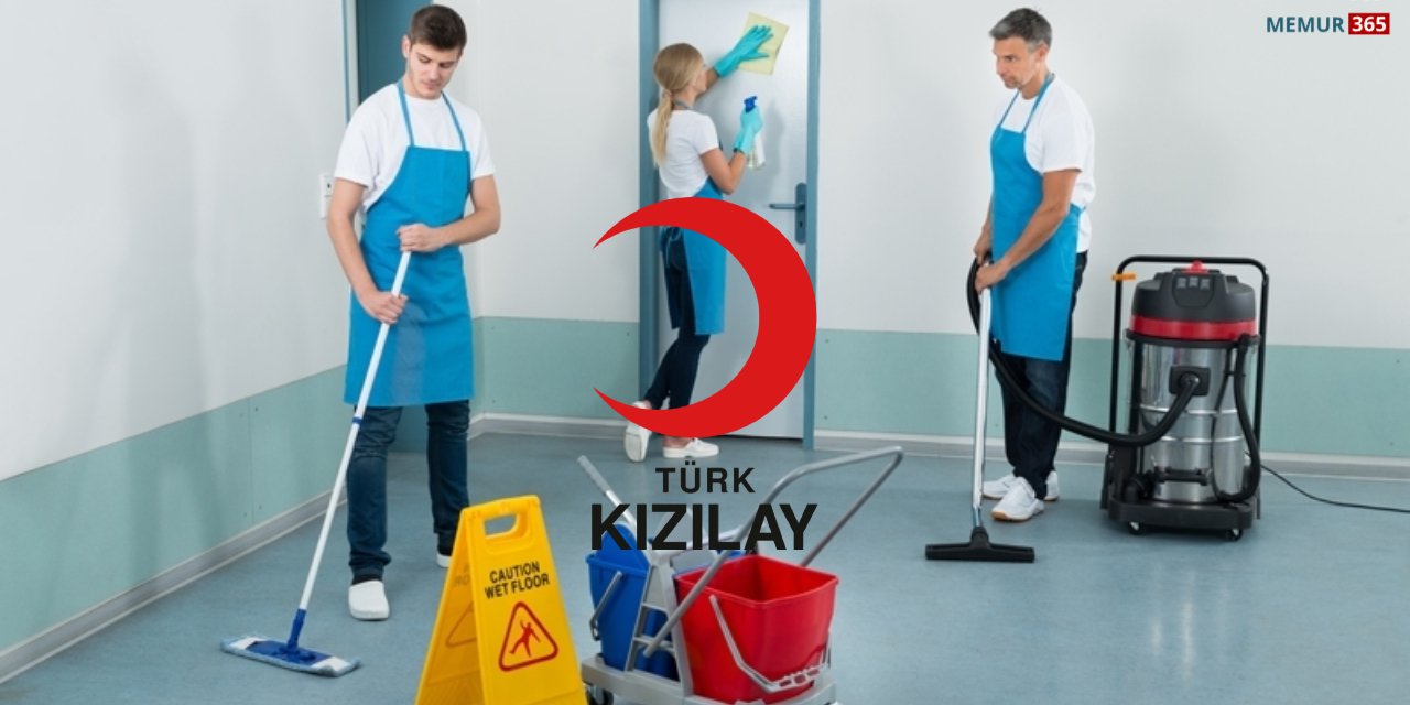 Kızılay temizlik görevlisi istihdam edecek