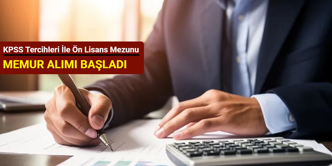KPSS 2025/1 ön lisans tercih robotu: 689 personel alınacak