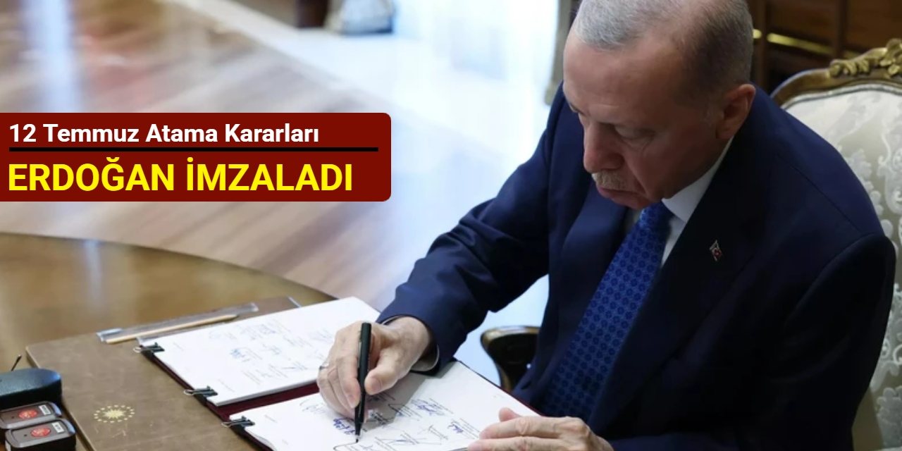 12 Temmuz atama kararları Resmi Gazete'de