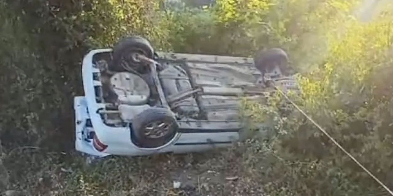 Zonguldak'ta otomobil şarampole uçtu: 4 kişi yaralandı