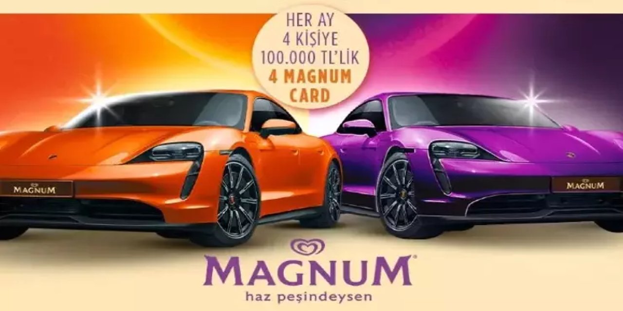 Magnum Porsche Taycan kura çekilişi canlı yayını başlıyor