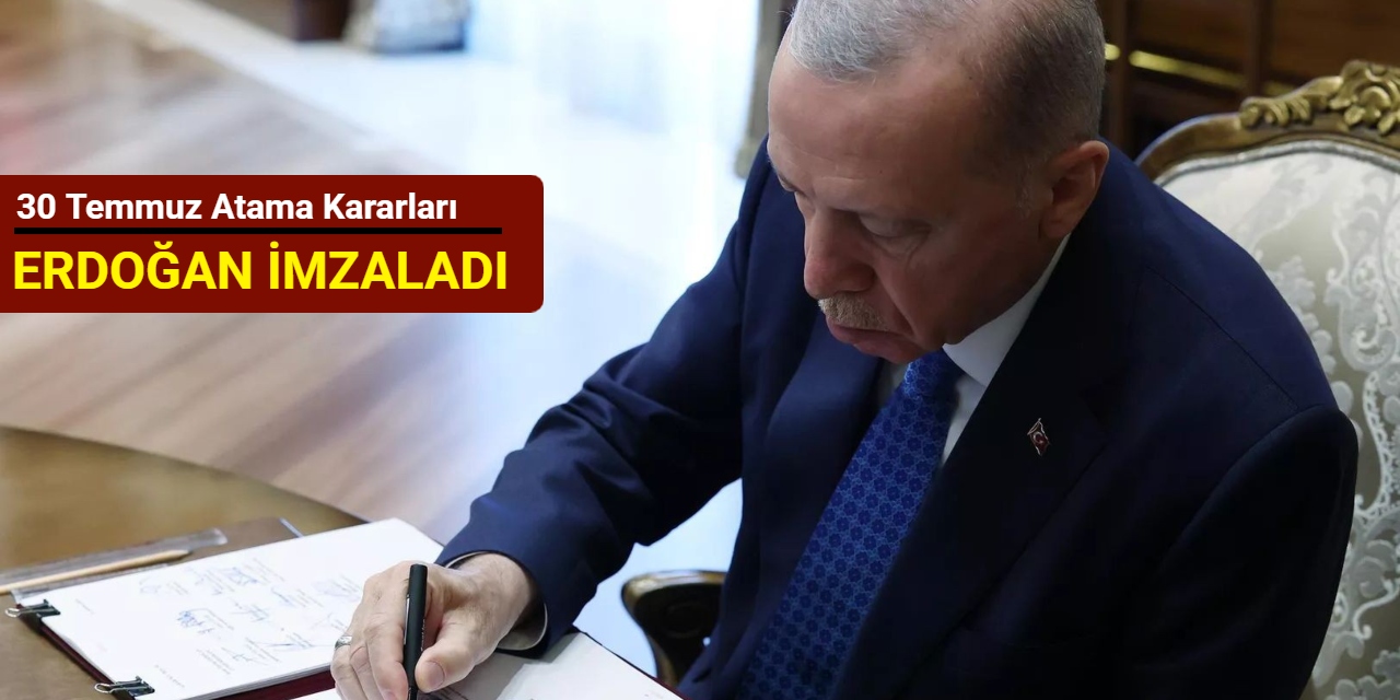 30 Temmuz atama kararları Resmi Gazete'de