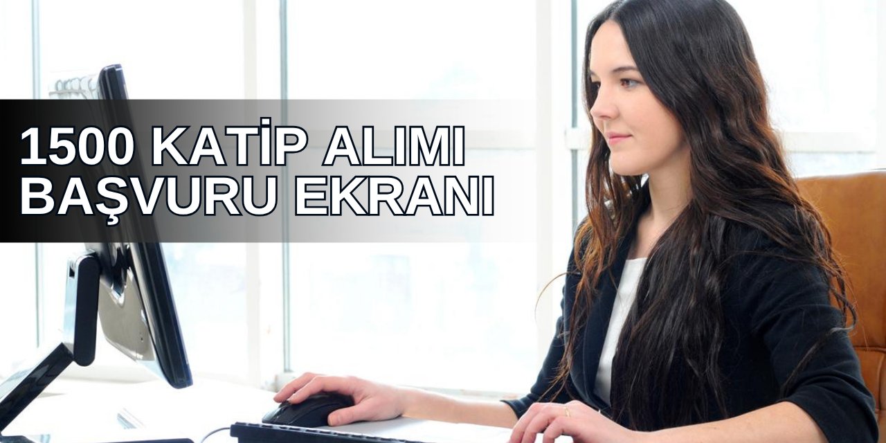 Adalet Bakanlığı 1500 zabıt katibi alımı başvuru ekranı açıldı