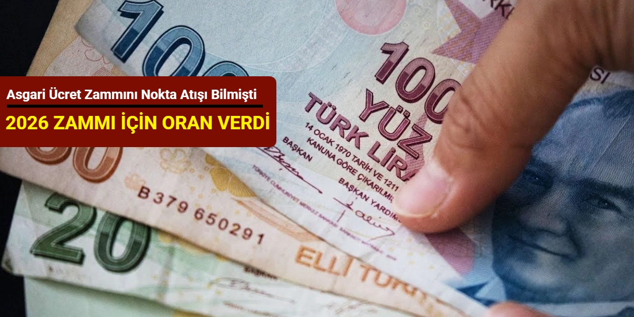 Asgari ücret zammını nokta atışı bilmişti: Özgür Erdursun 2026 zammı için oran verdi