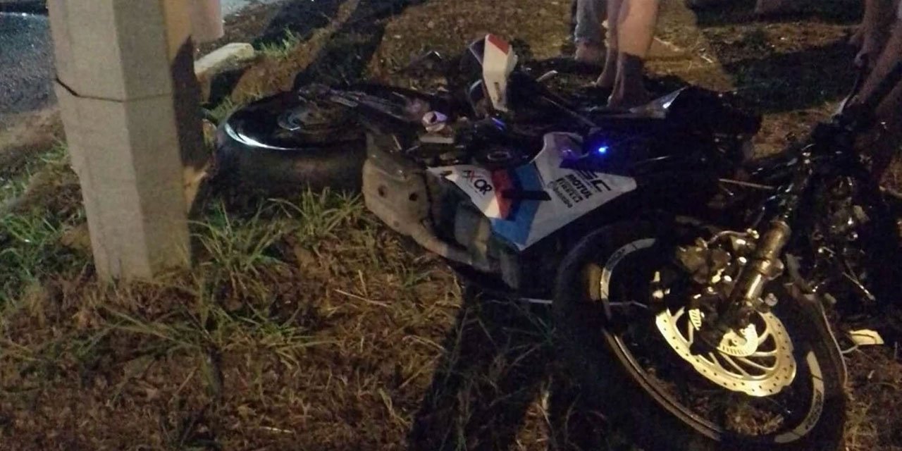 22 yaşındaki motosiklet sürücüsü kazada hayatını kaybetti