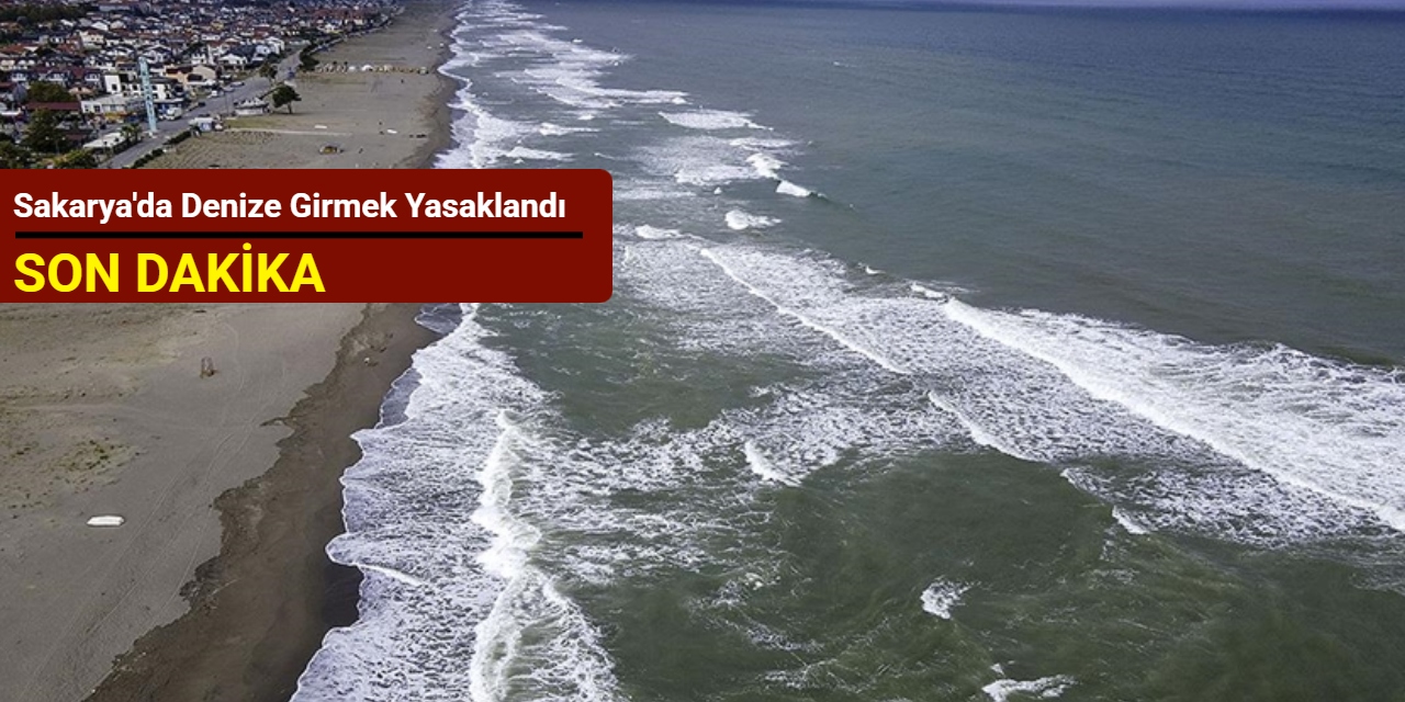 Sakarya'da denize girmek yasaklandı