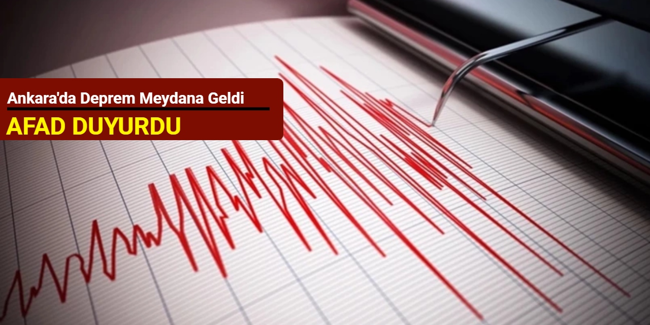 Ankara'da 3,2 büyüklüğünde deprem