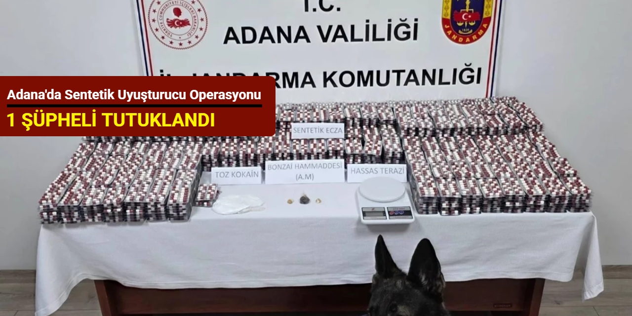 Adana'da sentetik uyuşturucu operasyonu