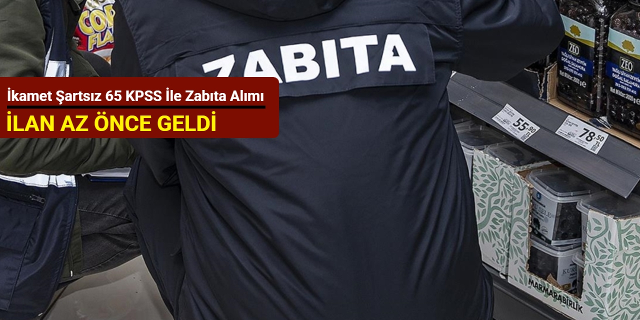 65 KPSS ile: Pursaklar Belediyesi 15 zabıta memuru alımı yapacak