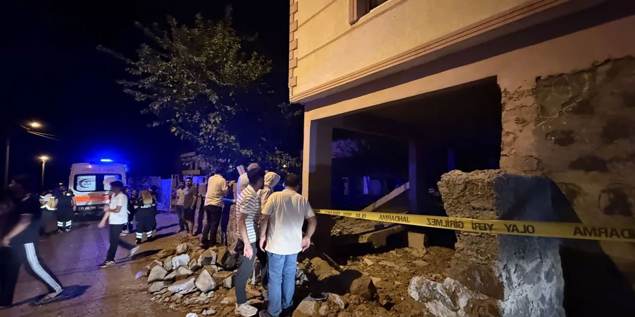 Diyarbakır'da balkon çöktü: 5 kişi yaralandı