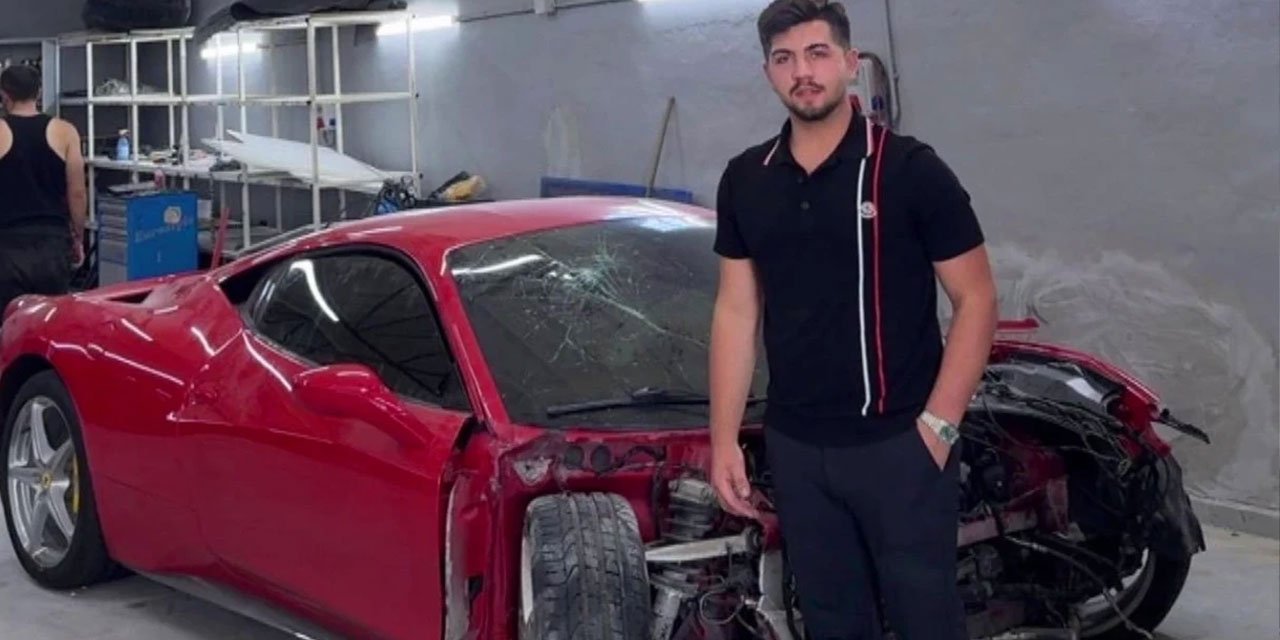 Kaza yapılan 15 milyonluk Ferrari'nin sahibi konuştu: Binemeden gitti