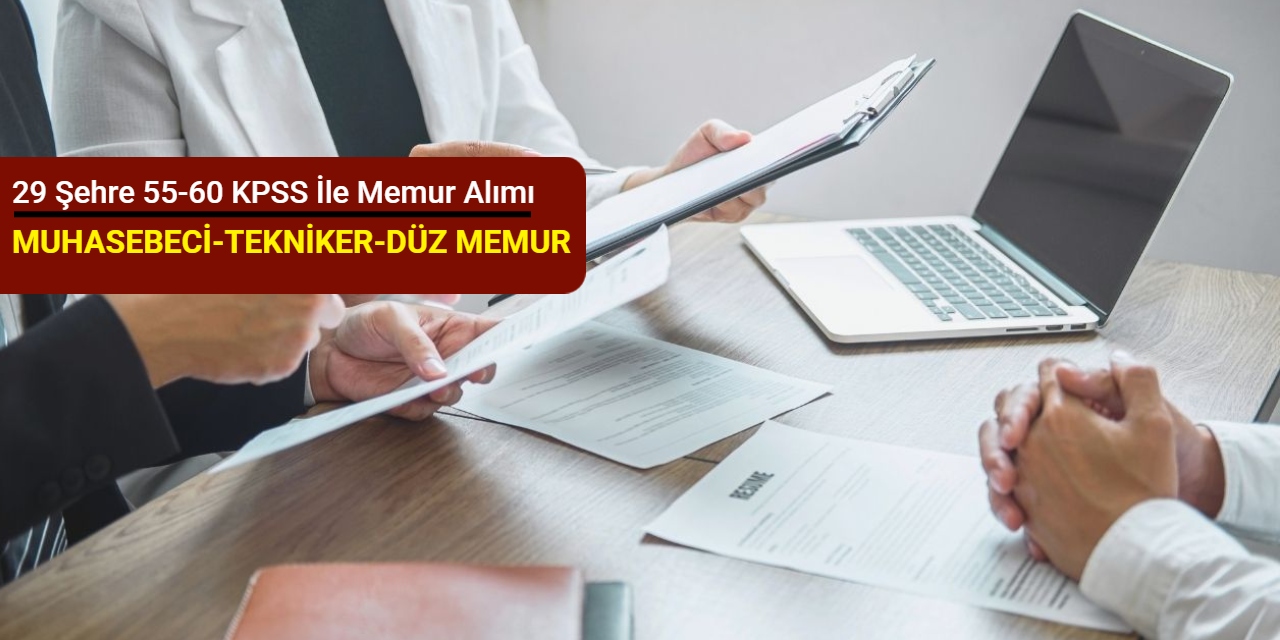 Muhasebeci, itfaiye eri, zabıta memuru, tekniker... 29 ilde belediyelere memur alımı yapılacak