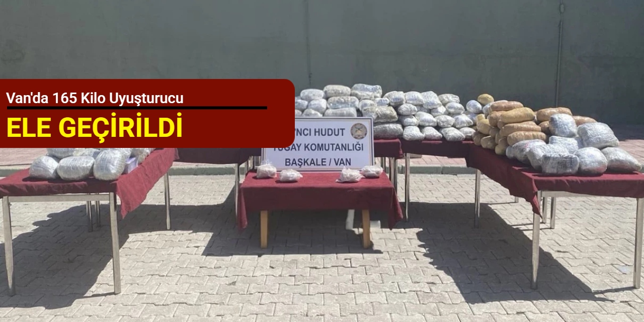 Van'da 165 kilo uyuşturucu ele geçirildi
