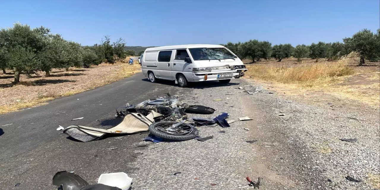 Manisa'da trafik kazası: Yaşlı adam hayatını kaybetti