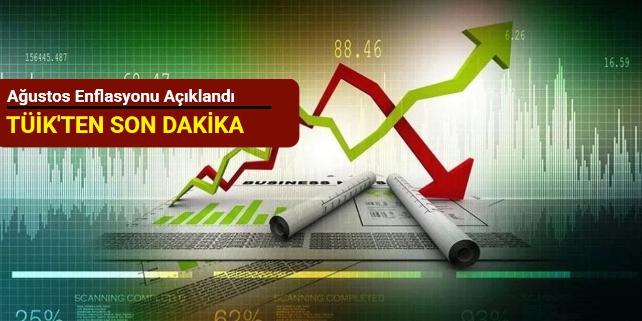 TÜİK'ten son dakika: Ağustos ayı enflasyon rakamları açıklandı