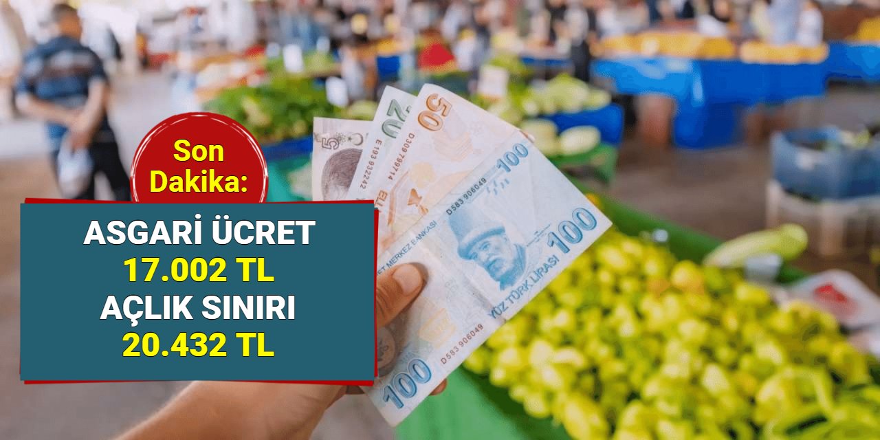 Açlık sınırı asgari ücreti 3 bin TL geçti