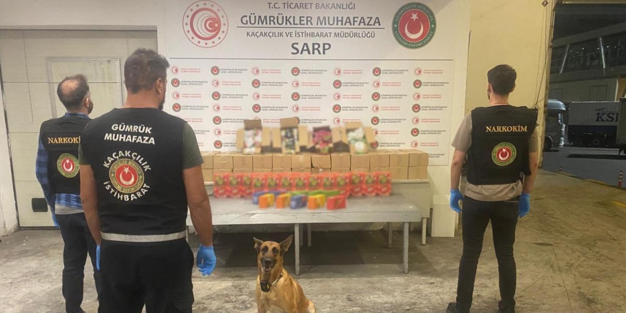 Sarp Sınır Kapısı ve İstanbul'da 601 kilogram uyuşturucu ele geçirildi