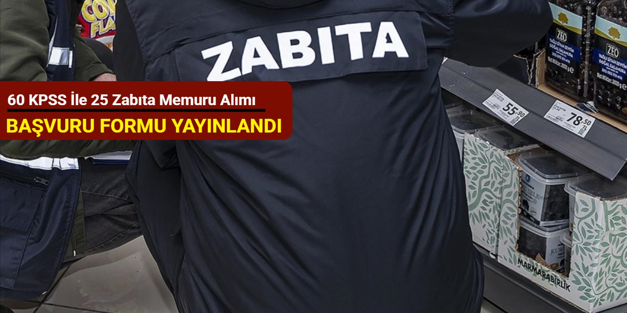 60 KPSS ile: Midyat Belediyesi kadın erkek 25 zabıta memuru alımı başvuru formu yayınlandı