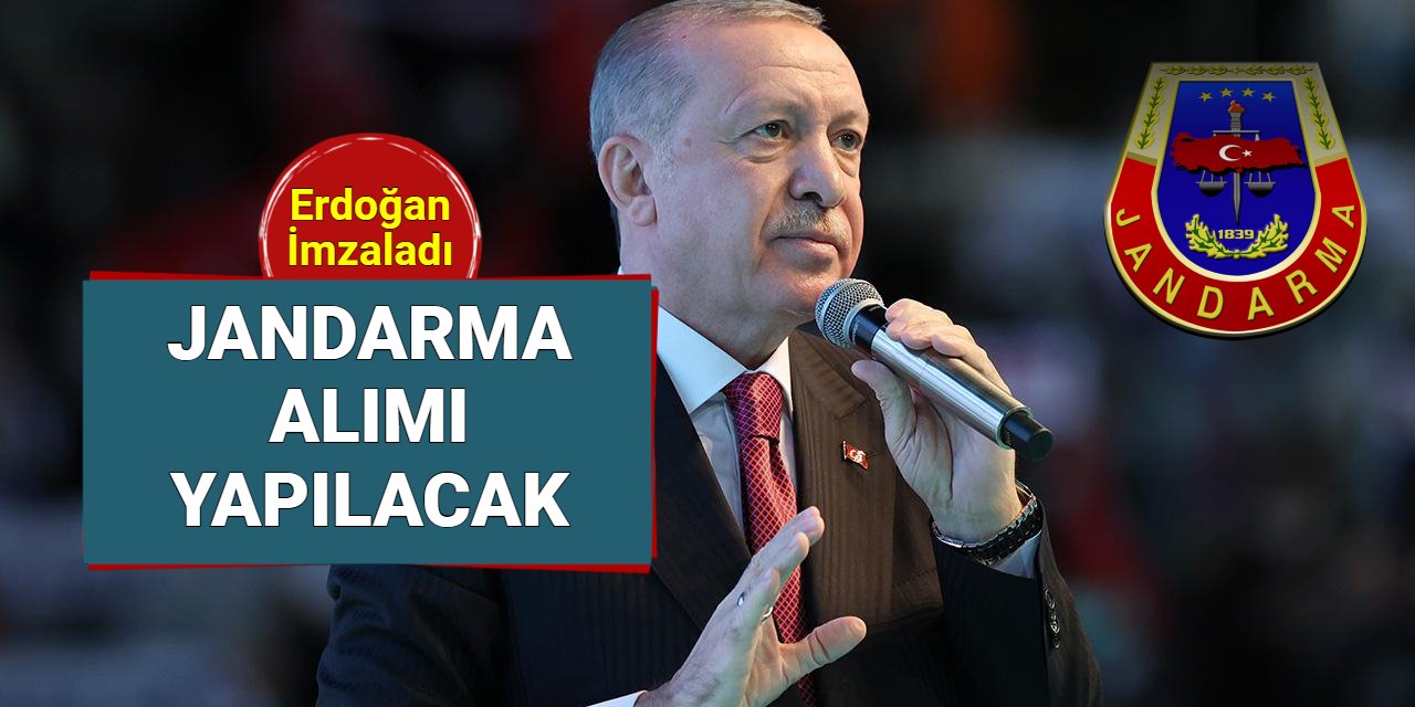 Cumhurbaşkanı onayladı: Yeni jandarma alımı yapılacak