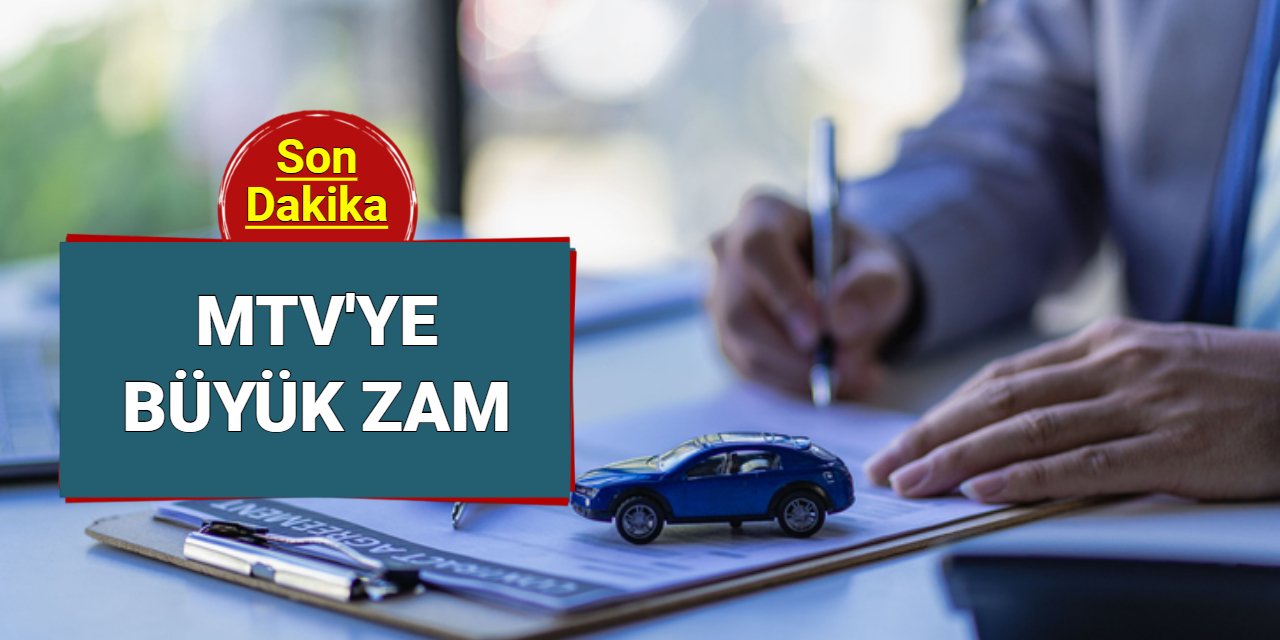 Motorlu Taşıtlar Vergisi 2025 zammı belli oldu: İşte MTV tablosu